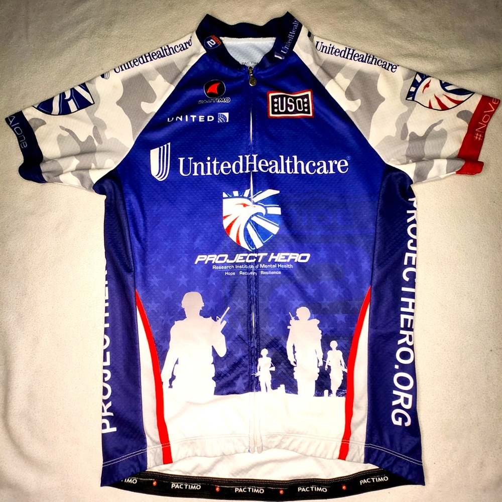 Project Hero Women’s Cycling Jersey. Pactimo Brand. Size M.